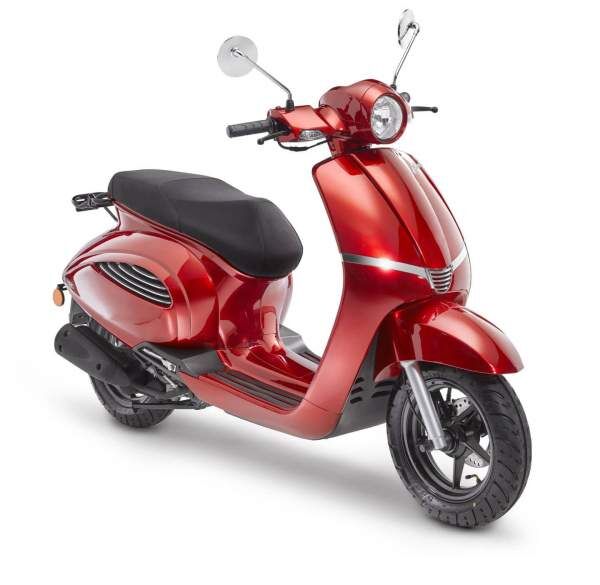 Motorroller Bella-R 125 85 km/h rot Euro 5 Scooter Roller