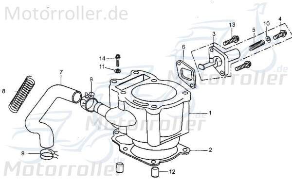 Bundschraube M6x22mm Tongjian Maschinenschraube 250ccm 4Takt Motorroller.de Flanschschraube Flansch-Schraube Maschinen-Schraube Bund-Schraube Buggy