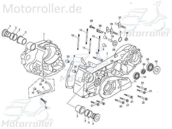 Spezialschraube Tongjian Strassenbuggy 250 I+II 250ccm 4Takt Motorroller.de Maschinenschraube Spezial-Maschinenschraube 250ccm-4Takt Ersatzteil