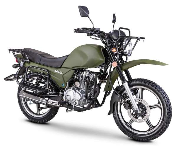 Motorrad Fighter 125 ADV-RS grün Euro 5 Schaltmoped 125ccm 4 Takt Leichtkraftrad