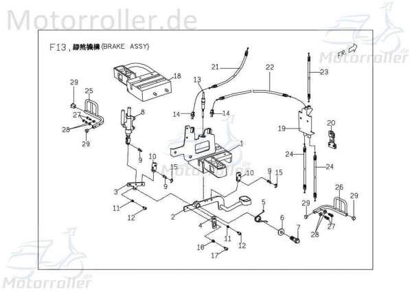 PGO Fußrastenplatte schwarz X-Rider 90 Fußtrittplatte Quad X0468120600 Motorroller.de Fußtrittpaltte ATV X-RIDER 110 UTV Ersatzteil Service Inpektion