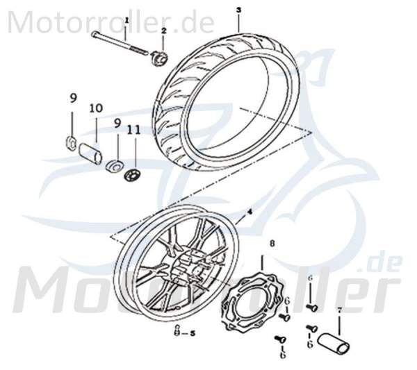 Kreidler Supermoto 50DD Kugellager 6202-2RS 733466 Motorroller.de Radlager Motorrad Moped Ersatzteil Service Inpektion Direktimport