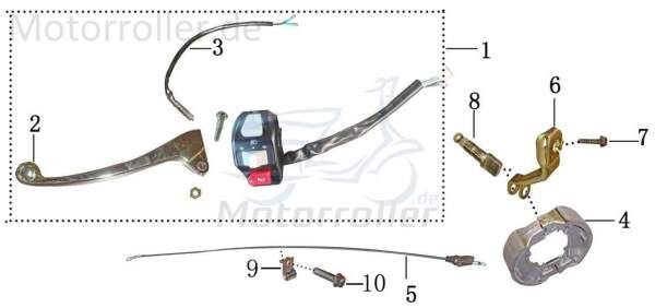 Bremsbeläge hinten Bremsbacken Satz mit dreh bolzenführung 105x25m 700502