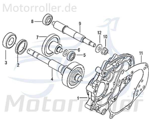 Kreidler Insignio 125 2.0 Distanzscheibe 125ccm 4Takt 750096 Motorroller.de 23x12.2x2mm Lochscheibe U Ausgleichsscheibe Abstandscheibe 125ccm-4Takt