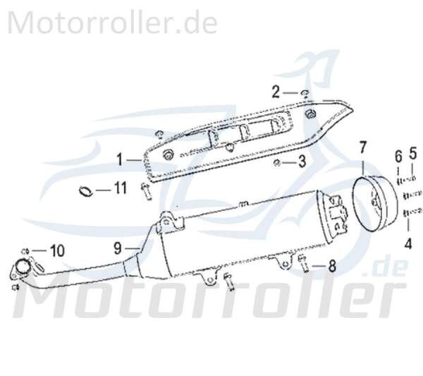 Schraube M6x12mm Jonway Insignio 250 DD Scooter 750410 Motorroller.de Innensechskant-Schraube Innensechskantschraube Maschinenschraube Kreidler