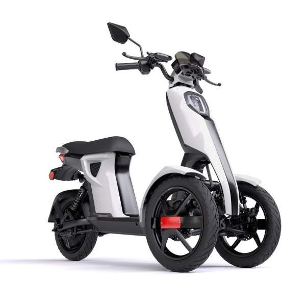 Dreirad Scoody E3 Trike ITHO-Z 45 km/h weiß 1190 Watt Elektroroller E-Scooter E-Roller E-Trike E-Dreirad Dreiradroller