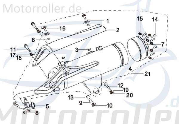 SMC Buchse Gummi Keeway Outlook 125 Distanzhülse 47026T430000 Motorroller.de Lagerbuchse Distanz-Hülse Distanzbuchse Passhülse Passbuchse 125ccm-4Takt