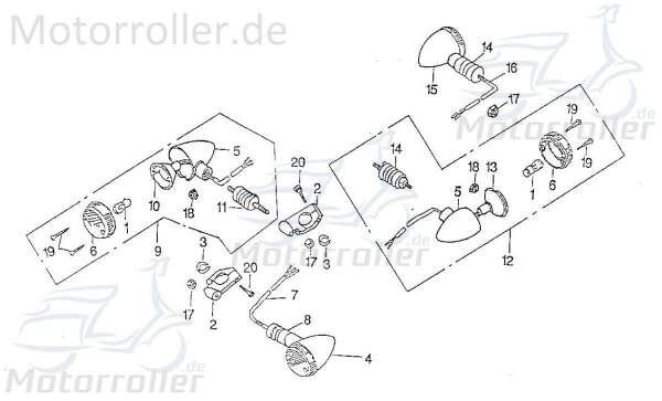 Treibschraube 3x20mm Rex Flash 50 Scooter Roller 50ccm 98740 Motorroller.de SPEEDY FLASH Moped Ersatzteil Service Inpektion Direktimport