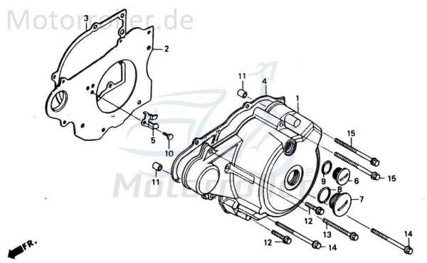 Chunlan Chopper Kappe 30mm 125ccm 4Takt 244FM.03.01-04 Motorroller.de Verkleidung Schutz Blende Deckel Abdeckung Haube Abdeckhaube Schutzhaube Moped