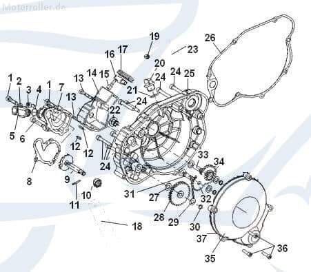 Generic Trigger X 50 O-Ring 50ccm 2Takt PS2000G-321802A7 Motorroller.de 13.3x2.65mm Gummidichtung Dichtring Gummiring Oring Gummi-Ring Dicht-Ring