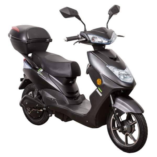 Elektroroller Scoody 25 W ZT-27 schwarz 900W 25 km/h Bleisäure-Akku E-Roller E-Scooter Mofa