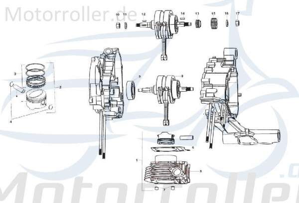 Federkeil Scheibenfeder Kupplungsseite 200ccm 4Takt 720985 Motorroller.de Scheibenkeil Federkeile Scheiben-Keil Nutkeil Scheibenfederkeil 200ccm-4Takt