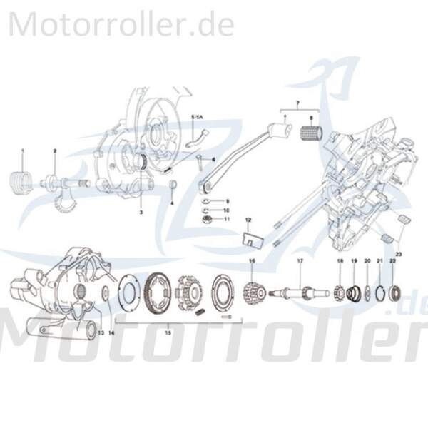 Kreidler STAR Deluxe 4S 125 Federscheibe 125ccm 4Takt 720524 Motorroller.de Federring Spannscheibe Ausgleichsscheibe Feder-Ring Zwischenscheibe LML