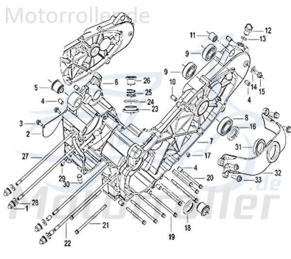 Kreidler Insignio 250 DD 2.0 Radialdichtring 25x42x6 750561 Simmerring Wellendichtring Gehäusedichtring Dichtungsring Motorroller Scooter