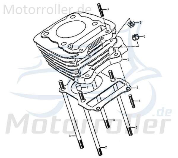 Kreidler DICE CR 125 Zylinder 780302 4 Takt 125ccm Motorrad