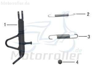 Eppella Eppella Scoody 20 Seitenständerfeder 50ccm elektro ZW-U-02 Motorroller.de Rückholfeder Elektroroller Guewer Ersatzteil Service Inpektion