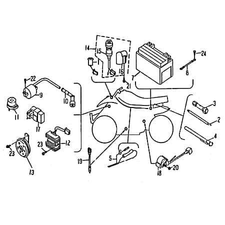 SMC Kabelbaum Tacho Tachometer elektronisch 61120-RAM-03 Motorroller.de Stromverteiler Kabelbaumverteiler Kabelsatz Kabel-Baum Minarelli Scooter Moped