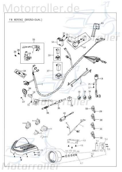 PGO Tachometer neue Version Bugrider 250 Buggy Speedometer B55610000003 Motorroller.de Geschwindigkeitsmesser Geschwindigkeitsanzeige kmh-Anzeige