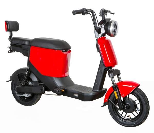 Elektroroller Scoody 25 E-Go ZT-05A rot 350W 25 km/h E-Scooter E-Roller Mofa