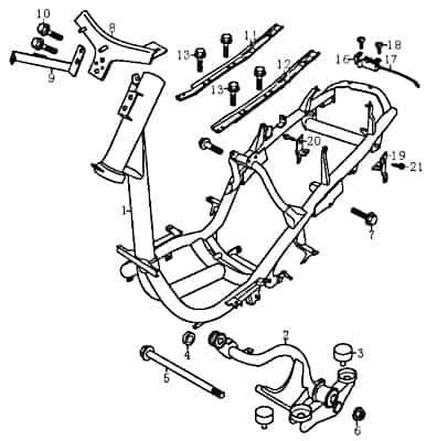 Kantenumrandung für Schutzblech Rex 87619 Motorroller.de Kotflügel Radabdeckung Kreidler