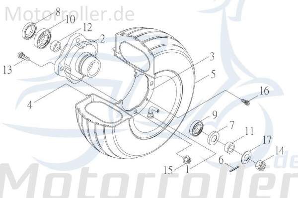 Kreidler F-Kart 170 Schlauch 100ccm 4Takt 42575-SK2-00 Motorroller.de 15x66mm Gummischlauch Leitung Zuleitung Plastikschlauch Ableitung 100ccm-4Takt