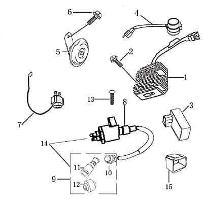 Jonway Insignio 250 DD Zündkerzenstecker 250ccm 4Takt 702279 Motorroller.de Zündkerzen-Stecker 250ccm-4Takt Scooter Kreidler Ersatzteil Service