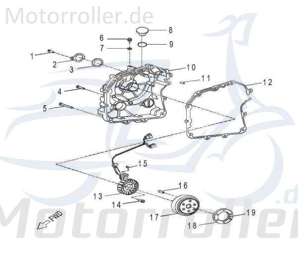 AEON Schraube Innensechskant Linksgewinde M8x18mm ATV 350ccm 4Takt Motorroller.de Maschinenschraube Maschinen-Schraube UTV