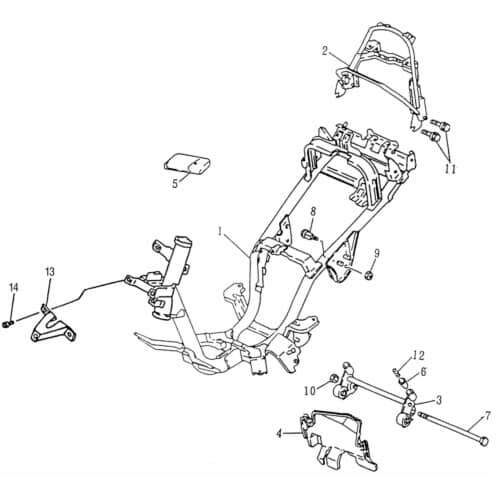 Bundschraube M8x12mm Rex RS450 Maschinenschraube 79215 Motorroller.de Flanschschraube Flansch-Schraube Maschinen-Schraube Bund-Schraube Scooter