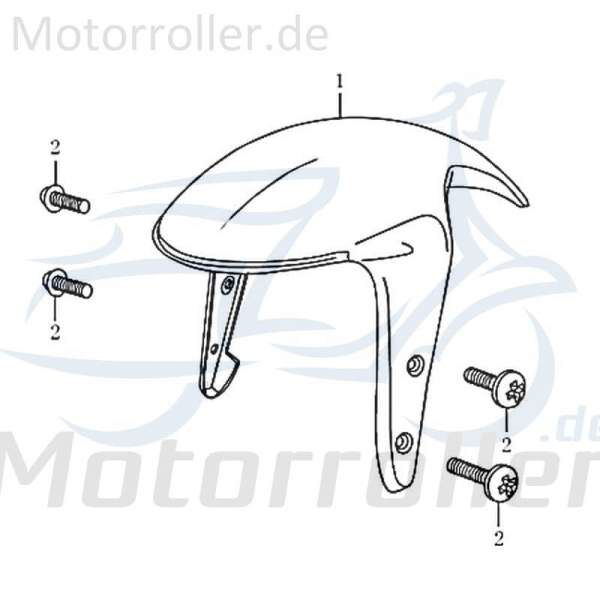 Jonway RMC-G 50 Vorderradabdeckung vorn 50ccm 2Takt 83694 Motorroller.de Kotflügel Front-Kotflügel 50ccm-2Takt Scooter Ersatzteil Service Inpektion