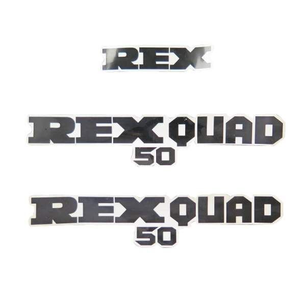 SMC REX Quad 50 Dekorsatz Aufkleber 50ccm 2Takt Motorroller.de Sticker Aufkleber-Set Deko-Set Aufklebersatz Dekoraufkleber Sticker Kit ATV UTV