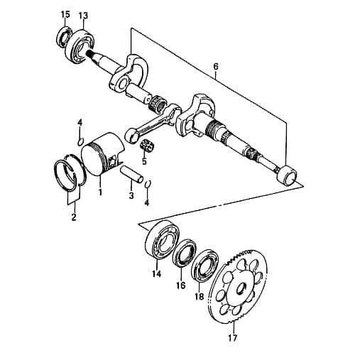 Sicherungsring Kolbenbolzen 50ccm 2Takt Kreidler 7560329 Motorroller.de Schelle Befestigungsklemme Sicherungsklemme Sicherungsclip 50ccm-2Takt Service