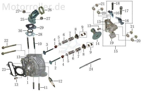 Unterlegscheibe 14x7x2mm Washer Distanzscheibe E2-21