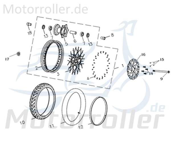 Rex Supermoto 125 DD Simmerring 125ccm 4Takt 25x42x7 BASL Motorroller.de 25x42x7mm Radialdichtring Simmering Wellendichtring Abdichtring Dichtringe