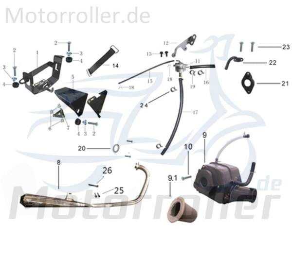 Clip Schelle Klemmschelle Befestigungsschelle Scooter 780166 Motorroller.de Klammer Halteklammer Schraubschelle Halteclip Federschelle Moped Service