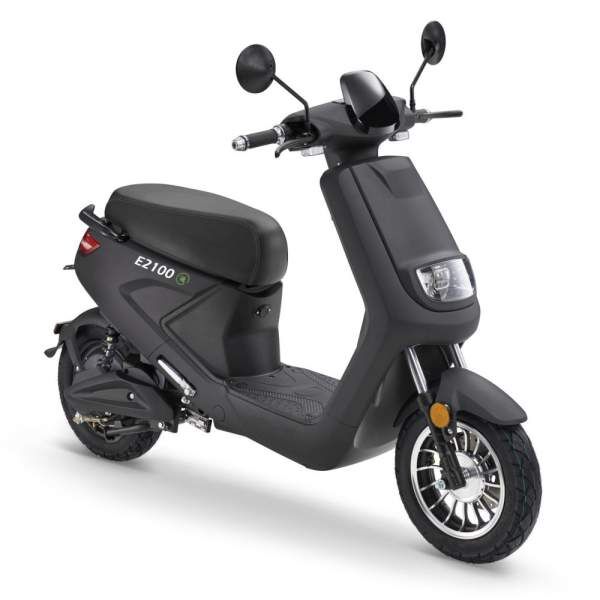 Elektroroller E2100 45 km/h schwarz 2000 Watt E-Scooter E-Roller Mokick