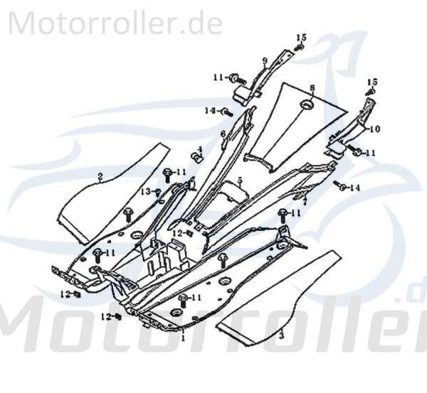 Stopfen Fussbrett Motorrad Kreidler Florett Rex 83598