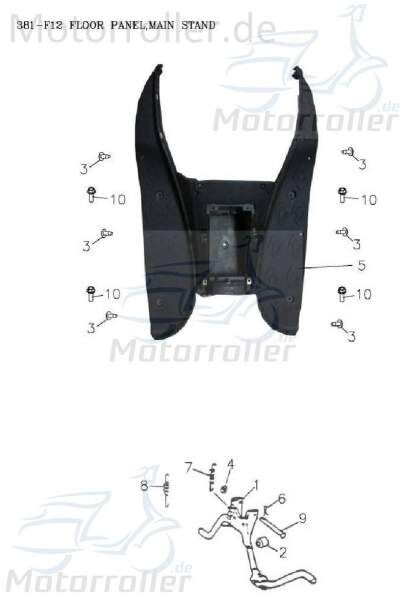 Unterlegscheibe 10.5x18x0.5mm Adly Distanzscheibe 50ccm 2Takt Motorroller.de Distanzhalter U-Scheibe Washer Beilagscheibe Ausgleichsscheibe Scooter