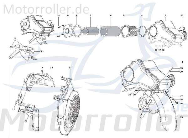 Stift 125ccm 4Takt Kreidler STAR Deluxe 4S 125 B1134-0740 Motorroller.de Passstift Nietstift Pass-Stift 125ccm-4Takt Scooter STAR Deluxe 4S 200 Moped