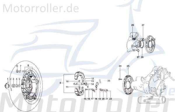 Splint Stift Rex 720568 Motorroller.de