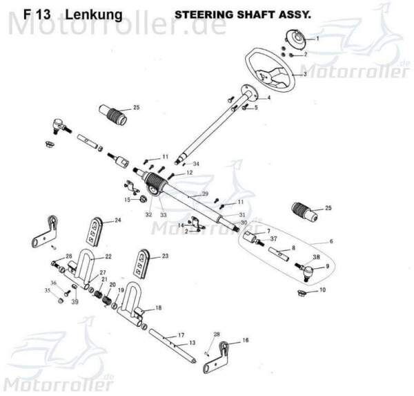 Sicherungsmutter M8 Tongjian Sicherheitsmutter 250ccm 4Takt Motorroller.de selbsthemmende Sicherungs-Mutter Stopmutter Stop-Mutter 150ccm-4Takt Buggy