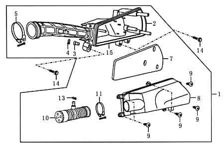 Luftfiltergehäuse Luftfiltersystem 86794