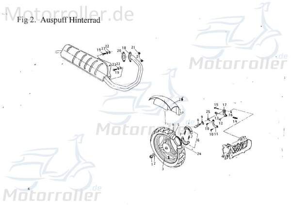 PGO FEDER Star 50 Schwingungsdämpfer Dämpfung 50ccm 2Takt Motorroller.de Ausgleichsfeder Abfederung Masseausgleich PGO 50ccm-2Takt Scooter Star 50 2