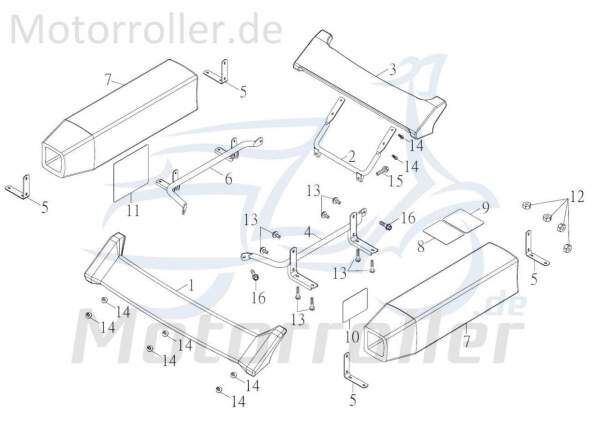 Kreidler F-Kart 170 Warnaufkleber 170ccm 4Takt 76025 Motorroller.de Warnhinweis Hinweisaufkleber Warnhinweisaufkleber 170ccm-4Takt Ersatzteil Service