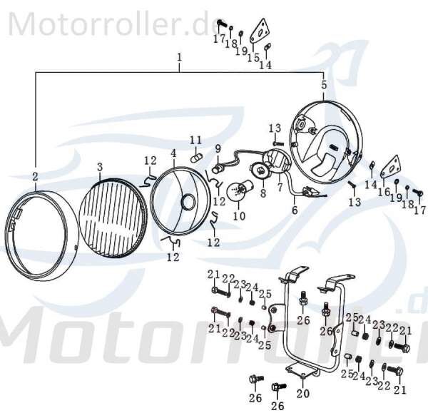 Kreidler STREET 125 DD Anschlaggummi 125ccm 4Takt 91572 Motorroller.de Gummipuffer Dämpfer Anschlagpuffer Gummi-Puffer Stopper Gummidämpfer Scooter