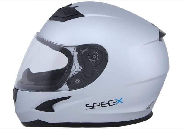 Integralhelm Spec-X "SX-81.01" silber-matt Größe 59/60/L Motorradhelm Rollerhelm Schutzhelm