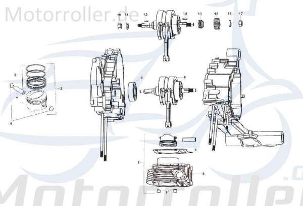 Kreidler STAR Deluxe 4S 200 Kugellager 200ccm 4Takt C-4782114 Motorroller.de Wälzlager Rillenkugellager Nadellager Rollenlager Kugel-Lager Wellenlager