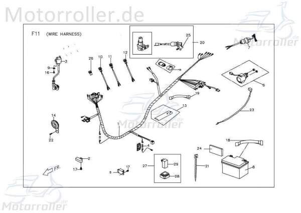 PGO Kontrolllampe X-RIDER 150 Kontrollleuchte / 150ccm 4Takt Motorroller.de Fernlicht / Abblendlicht alt.NR. X0561021000 90ccm-2Takt Quad ATV UTV