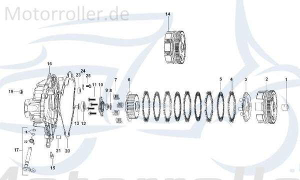 Kupplungshebel komplett Hebel Kupplung Motorrad 721077