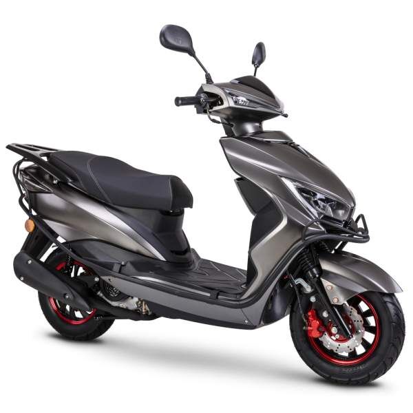 Motorroller GMX 460 Sport C-RZ silber 45 km/h Euro 5 Scooter Mokick Roller