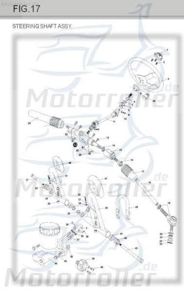 Nutmutter M16x1.5 Tongjian Gewindemutter Buggy 250ccm 4Takt Motorroller.de Schraubmutter 150ccm 4Takt Strassenbuggy 250 Sport Ersatzteil Service